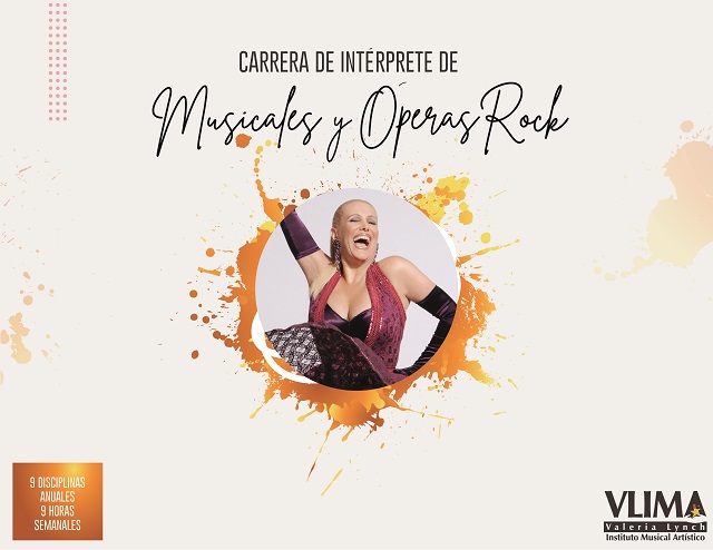 CARRERA PROFESIONAL DE INTÉRPRETE DE MUSICALES Y ÓPERAS ROCK 